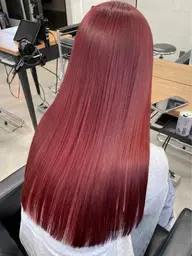【3cm以上のロングリタッチ🍒】ブリーチリタッチ+うる艶トリートメント