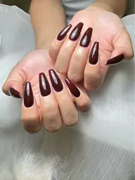 ハンド長さ出しワンカラー💅