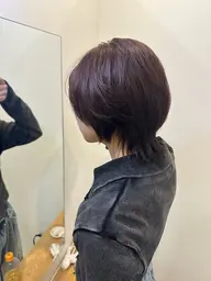 【🌷ご新規様限定🌷】カット+透明感ケアカラー+simpleトリートメント✨(ロング料金なし)