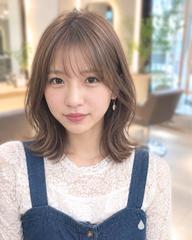 【学割U24】 カット＋カラー＋oggiottoトリートメント  　学生限定　透明感　透け感　ミニモ学割　学習院大学