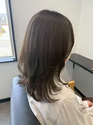カット+透明感カラー+超音波トリートメント🤍