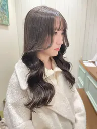 🩶ダメージレスカラー🩶ワンカラー(ブリーチなし)ロングヘアver