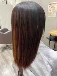 縮毛矯正+トリートメント