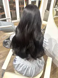 〖🖤黒染め使わず暗くしたい方𖤐 ̖́-〗アディクシーカラー➕前処理7種トリートメント⋆꙳𝜗𝜚꙳.*