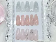 🎀大人モテかわいいコース🎀色変更OK🉑 新規ソフトジェルオフ無料!パラジェル変更可能