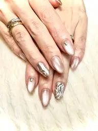 カンタンアート4本、他店オフOK🙆♀️ ハンドジェルネイル💅