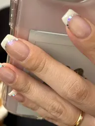 【8月末までオープン記念特別価格✨】オフ無 クリアベース+フレンチ💜