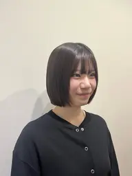 【大学生以上限定】肩​〜​顎下ラインまでのボブカット
