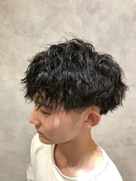 メンズカット+ツイストスパイラル¥11000