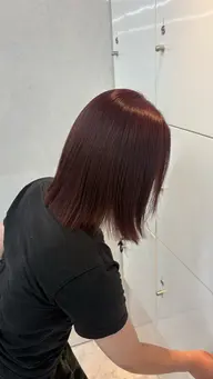 平日限定☁️【透明感ダブルカラー🩵×似合わせカット×トリートメント】