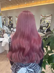 ブリーチありダブルカラー➕カット➕aujua1 step treatment🫧✨