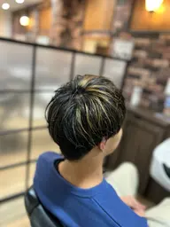 カット➕メッシュ・ハイライト🔥(1ブリーチ)‼️‼️