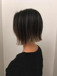 バレイヤージュカラー+トリートメント