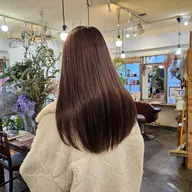 🎀50%off🎀 艶感ワンカラー+3stepフェロモントリートメント+カット