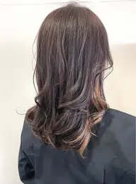 カット+透明感カラー+インナーカラー(サイドのみ)+oggi otto 3ステップトリートメント