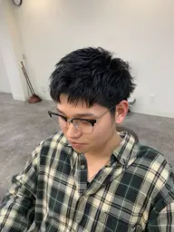 【メンズ】カット✂️×👩🏼ナチュラル（ニュアンス）パーマ👱🏼&クイックトリートメント🌿