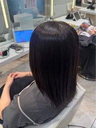 【ポイント縮毛矯正】前髪・顔周り(カット込み)