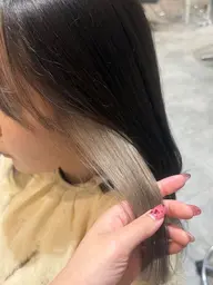 🎀インナーカラー|ケアブリーチ+透明感艶カラー+Aujua SP TR付き💭