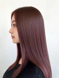 縮毛矯正はいらない時代に💫極艶チューニングストレート➕艶髪カラー🩵