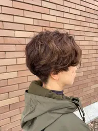 ヘアカラー+超音波トリートメント