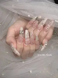 ジェルチップ長さ出し10本🍓持ち込みデザイン＆アートし放題💅🏻¥13,900  （ミニモ学割もok）