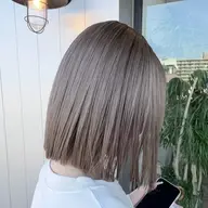 ケアブリーチ+ミラーカラー+超音波髪質改善
