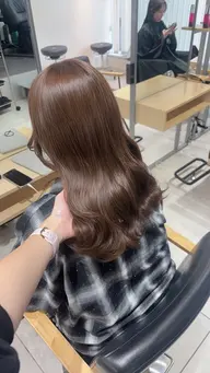 【💖美髪人気NO.1💖】あなただけのトリートメントでぷるぷるツヤ髪に🫧🌸ブリーチなしWカラー+トリートメント