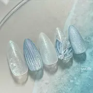 【夏限定人気No.1】人魚の涙定額ネイル ¥8680