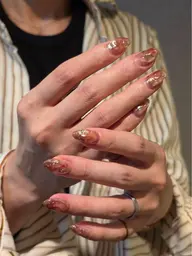 【NEW OPEN記念】上品ニュアンス&洗練アート10本コース(症例モデル様募集)オフ代込/ケア付き
