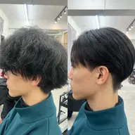 【癖が気になる方💁♀️】メンズカット+ケアコスメ縮毛矯正 12000円