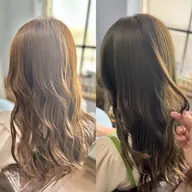 【👩🏻‍🦰ブリーチなしで明るく👨🏻‍🦰】ダブルカラー＋トリートメント(2step)🫧