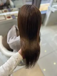 【透明感UP】赤みなし透明感ブリーチなしWカラー+前処理TR