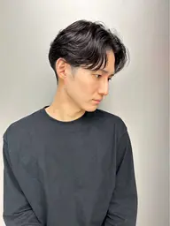 【MENS限定】カット✂️+フェザーパーマ