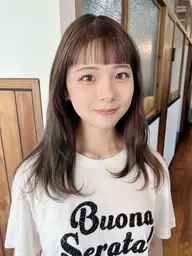 【人気の定番】艶感たっぷりワンカラー✨+トリートメント