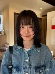 【ミニモ学割】✔︎ 顔周りカット+前髪ストレート ¥6600