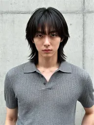 men'sウルフカット