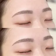美眉毛アイブロウWAXスタイリング+毛量調整有(間引き)+眉メイク¥4700