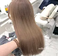U24🐑 【透明感ワンカラー🤍🫧】＋【似合わせカット✂️✨】＋【トリートメント🌟｡:*】