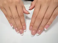 【6月限定🌸】上品な仕上がりに🍀【カラーグラデーションorフレンチ】【オフあり】【ワンカラーベース】ドライケア込♪