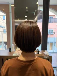 ショートカット&カラー(イノア・イルミナ・アディクシー)