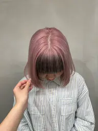 ブリーチオンカラー+3ステップトリートメント(3種類のtr)