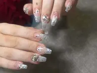 カラーグラデーション🩵ラメグラデーション🎀ソフトジェルオフ込み🍀