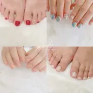 【minimo限定❣️】フットネイル➕ハンドネイル💅［うる艶ワンカラー］両方セットクーポン🎀¥11000