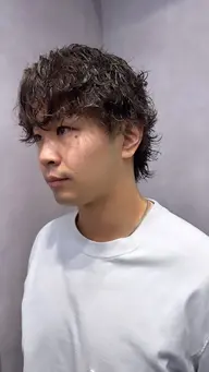 🌸初回の方限定クーポン（メンズ）🌸【似合せカット✂️＋波巻き（波巻きスパイラル）パーマ🌀】