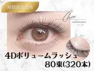 📣 【オフなし🙅♀️】 LEDエクステ🪽4Dボリュームラッシュ80束(320本相当)🪽90分