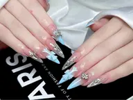 【🎀再来限定】10本チップ長さ出し＋アート＆パーツつけ放題🎀