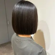 カット+艶髪ストレート