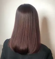 🍇ワインレッド🍇落ち着いた雰囲気で大人な感じに🖤ワインレッドカラー＋艶トリートメント