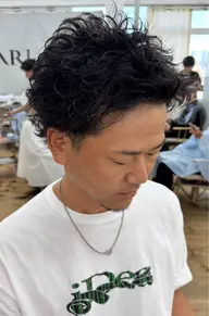 『白髪ぼかし』白髪染め+カット