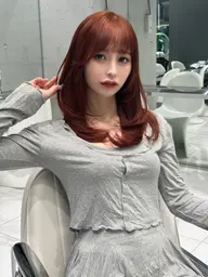 💋ワンホンレッドカラー💋 ワンメイクカラー➕トリートメント メニュー U-25